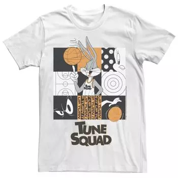 Мужская футболка с коллажем и вставкой Space Jam 2 Bugs Bunny Licensed Character