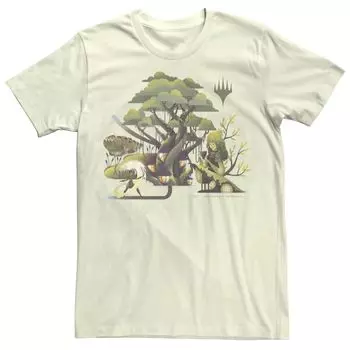 Мужская футболка с коллажем Magic The Gathering Witherbloom School Grounds Licensed Character