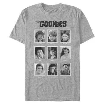 Мужская футболка с коллажем с изображением персонажа The Goonies Licensed Character, цвет Athletic Heather