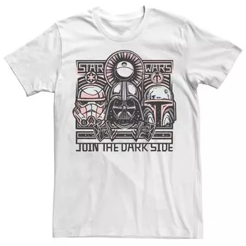Мужская футболка с коллажем в стиле бохо «Join The Dark Side» Star Wars