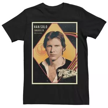 Мужская футболка с коллекционной карточкой Han Solo Star Wars