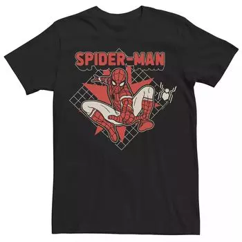 Мужская футболка с комиксами «Человек-паук Marvel» Licensed Character