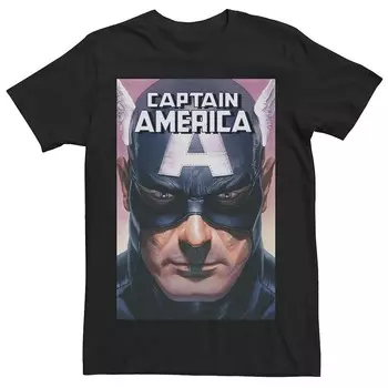 Мужская футболка с комиксами Marvel Comics «Капитан Америка из ничего продолжается», черный