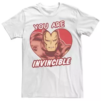 Мужская футболка с комиксами Marvel Invincible Heart ко Дню святого Валентина Licensed Character