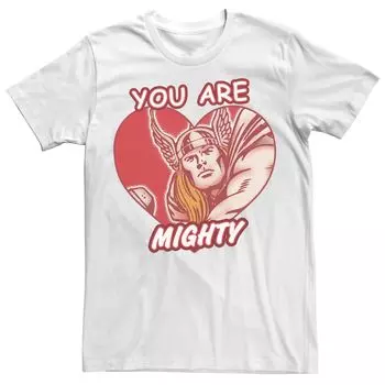 Мужская футболка с комиксами Marvel Mighty Heart Licensed Character