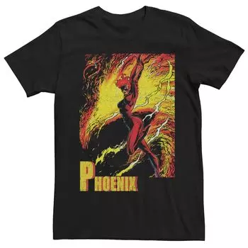 Мужская футболка с комиксами Marvel Phoenix Licensed Character