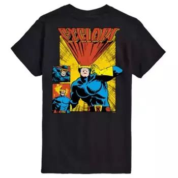 Мужская футболка с комиксами про Людей Икс и Циклопа Marvel, черный