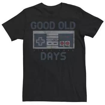 Мужская футболка с контроллером Nintendo NES Good Old Days Licensed Character