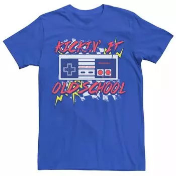 Мужская футболка с контроллером Nintendo NES «Kickin' It Old School» Licensed Character