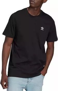 Мужская футболка с коротким рукавом Adidas Trefoil Essentials, черный