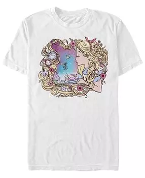 Мужская футболка с коротким рукавом alice in wonderland alice dream Fifth Sun, белый