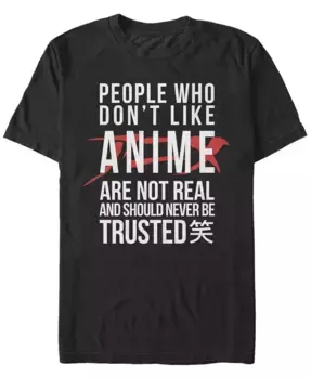Мужская футболка с коротким рукавом Anime People Fifth Sun, черный