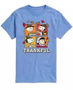 Мужская футболка с коротким рукавом «Арахис» «Спасибо» AIRWAVES, синий