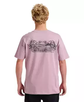 Мужская футболка с коротким рукавом Backyard Quiksilver, фиолетовый