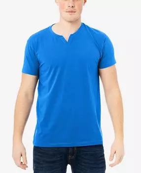 Мужская футболка с коротким рукавом basic notch neck X-Ray, синий
