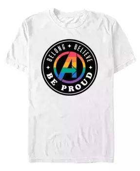Мужская футболка с коротким рукавом Belong Believe Be Proud Fifth Sun, белый