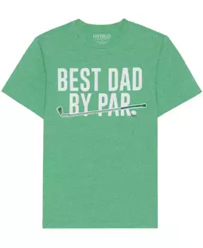 Мужская футболка с коротким рукавом Best Dad by Par Hybrid Apparel, зеленый
