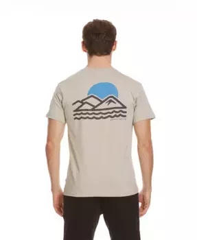 Мужская футболка с коротким рукавом Blue Lines Quiksilver, зеленый