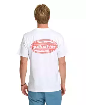 Мужская футболка с коротким рукавом Boarding 2000s Quiksilver, белый