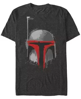 Мужская футболка с коротким рукавом Boba Brush 02 с круглым вырезом Fifth Sun, черный