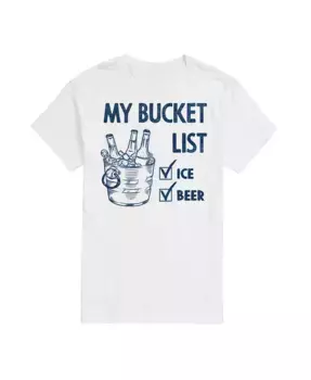 Мужская футболка с коротким рукавом Bucket List Ice Beer Summer AIRWAVES, белый