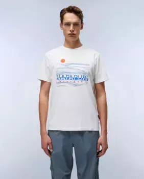 Мужская футболка с коротким рукавом Buti SS Napapijri, белый