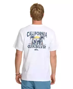 Мужская футболка с коротким рукавом California Bear Set Quiksilver, белый