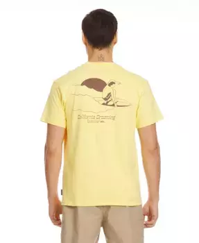 Мужская футболка с коротким рукавом California High Liners Quiksilver, желтый