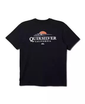 Мужская футболка с коротким рукавом California Surf Quiksilver, черный