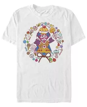 Мужская футболка с коротким рукавом candy land king of candy Fifth Sun, белый