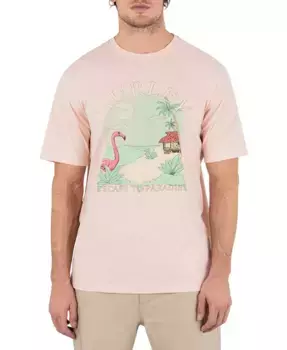 Мужская футболка с коротким рукавом Casa De Hurley, розовый