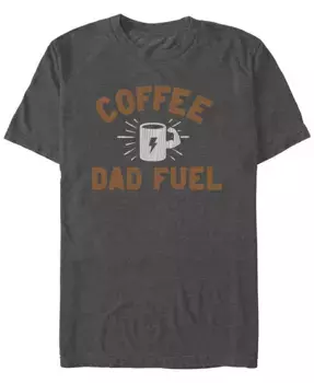Мужская футболка с коротким рукавом Coffee Dad Fifth Sun, серый