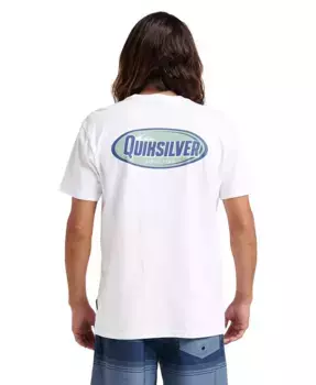 Мужская футболка с коротким рукавом Cresent Speed Quiksilver, белый