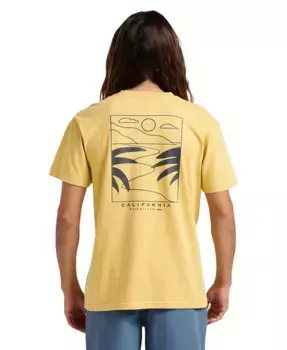 Мужская футболка с коротким рукавом Cruising Quiksilver, желтый