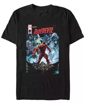 Мужская футболка с коротким рукавом Daredevil Comic Fifth Sun, черный
