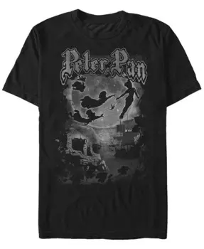Мужская футболка с коротким рукавом Dark Cover с круглым вырезом Fifth Sun, черный