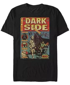 Мужская футболка с коротким рукавом Dark Side Tales с круглым вырезом Fifth Sun, черный