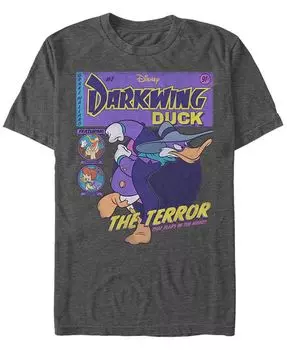 Мужская футболка с коротким рукавом Darkwing Comic Fifth Sun, серый