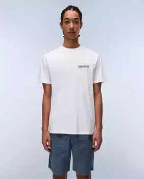 Мужская футболка с коротким рукавом Dati SS Napapijri, белый