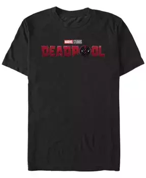 Мужская футболка с коротким рукавом Deadpool 3 Logo Fifth Sun, черный