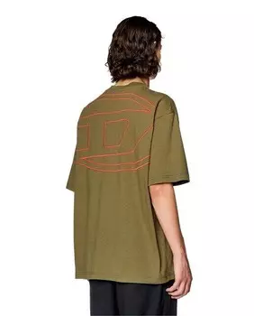 Мужская футболка с коротким рукавом Diesel, хаки