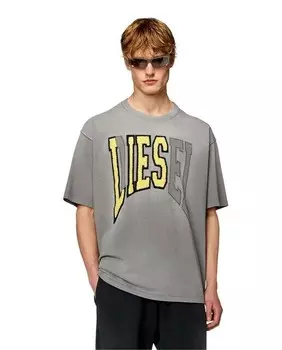 Мужская футболка с коротким рукавом Diesel, серый