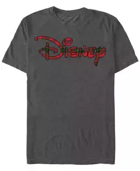 Мужская футболка с коротким рукавом Disney Holiday Logo Fifth Sun, серый