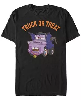 Мужская футболка с коротким рукавом disney pixar cars vampire mater truck or treat Fifth Sun, черный