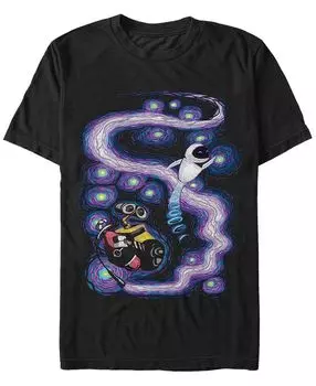 Мужская футболка с коротким рукавом disney pixar starry night dancing in space Fifth Sun, черный