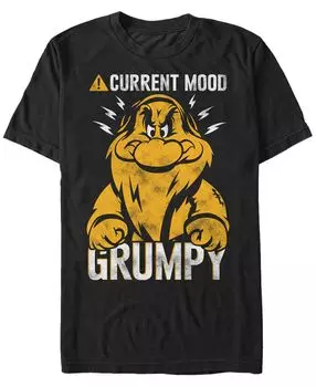 Мужская футболка с коротким рукавом disney snow white current grumpy Fifth Sun, черный