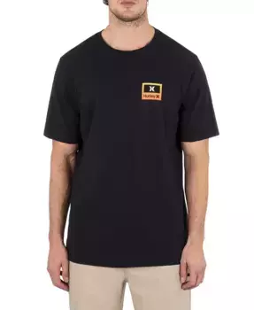 Мужская футболка с коротким рукавом Divide Hurley, черный