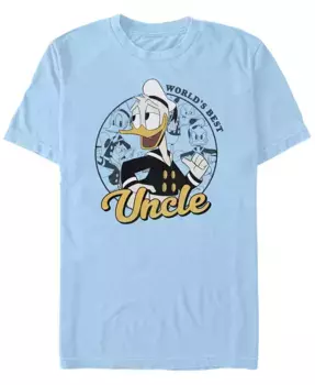Мужская футболка с коротким рукавом Duck Tales Donald Duck Uncle Fifth Sun, синий