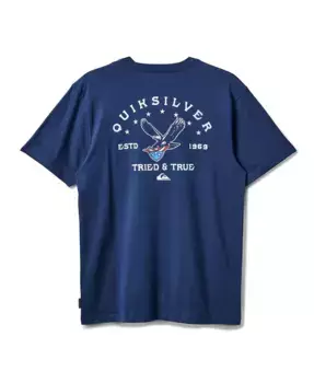 Мужская футболка с коротким рукавом Eagle Usa Quiksilver, синий