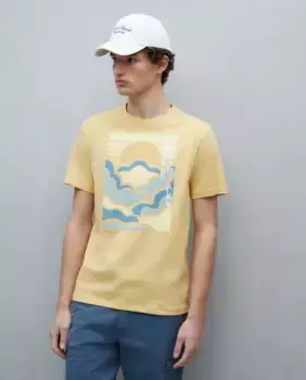 Мужская футболка с коротким рукавом Easy Wear, горчичный